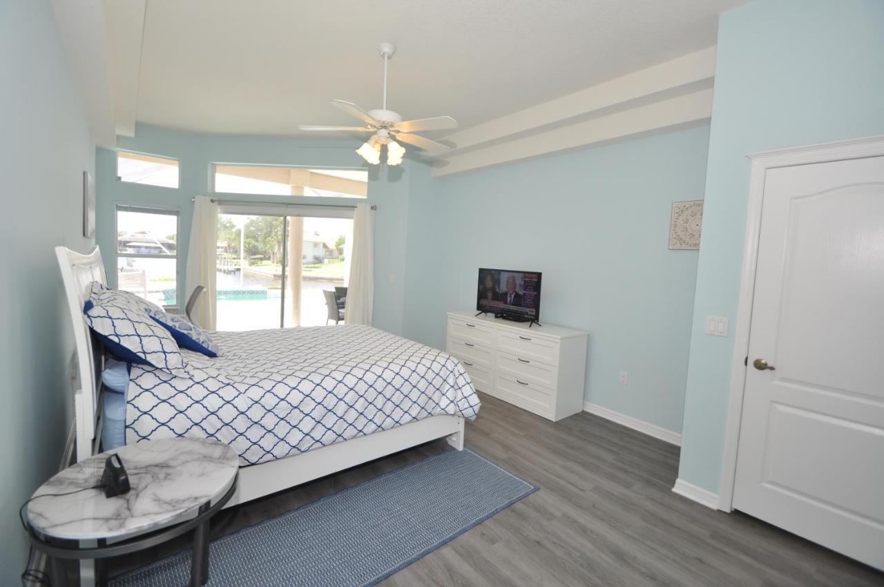 Sunset Bay Beautiful Pool Home - Bring Your Boat Or Jet Ski - Canal With Dock- Sleeps 10 - 4 Bd Palm Coast Exteriör bild
